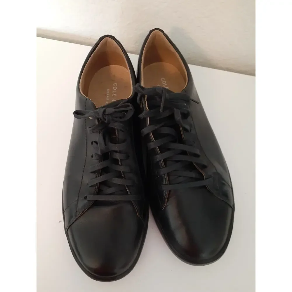 Cole Haan Men's Triple Black Grand OS Lightweight Comfort Sneakers 10 - C26655 - Picture 2 of 7